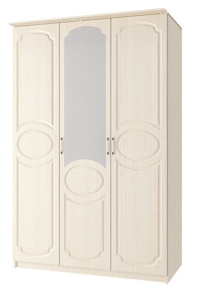 Шкаф 3-х Створчатый Каролина-7 МДФ/Разные Цвета (1,5х2,12х0,55)