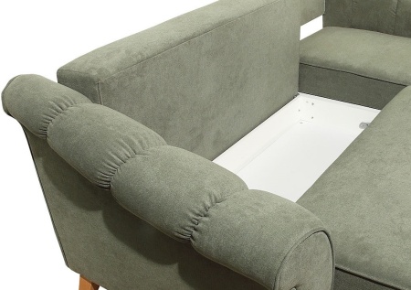 Угловой Ортопедический Диван Николь/Разные Цвета Ш-2430 х Г-1650 х В-930 мм