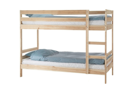 Двухъярусная кровать Пирус натуральный