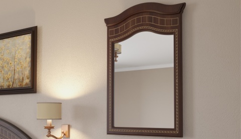 Спальный Гарнитур Диана Орех Экко/Патина Золото