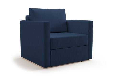 Кресло выкатное Берг темно-синее